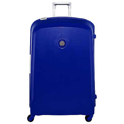 Delsey Belfort 4-Wheel 76cm Large Suitcase, Blue Delsey Belfort 4-Wheel 76cm Large Suitcase, Blue